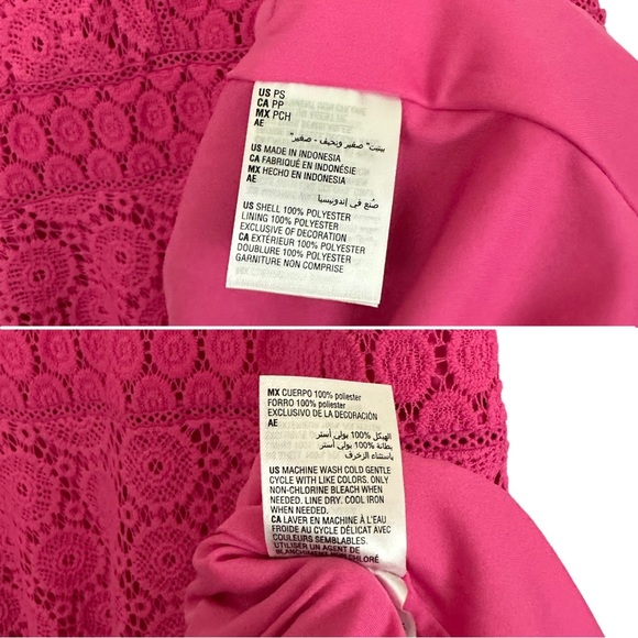 CHARTER CLUB | Pink Lace Sleeveless Fit & Flare A-Line Dress NWT - Picture 14 of 16